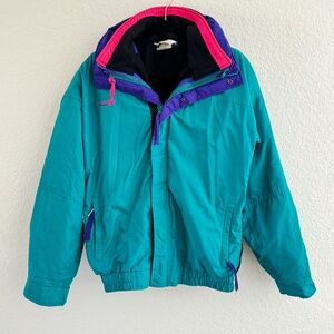 Vintage Columbia Bugaboo Ski Jacket 90s Colorblock